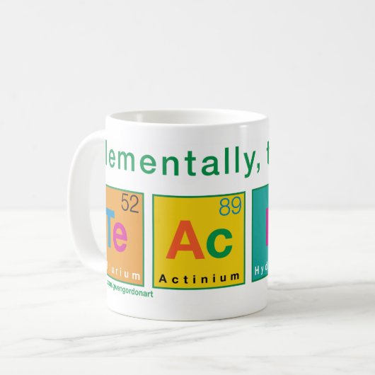 Elementar das Beste Kaffeetasse (Vorderseite Links)