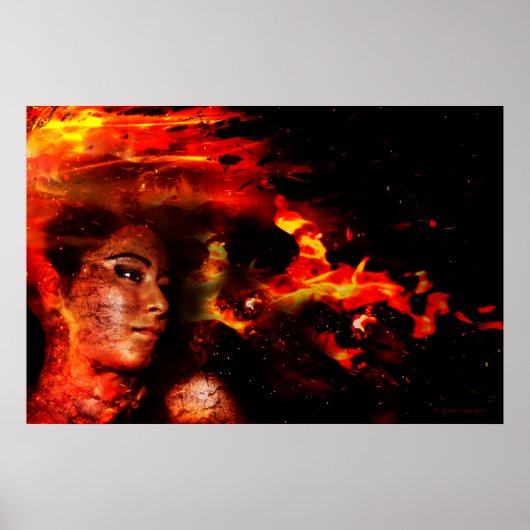 elementar | Feuer Poster (Vorne)