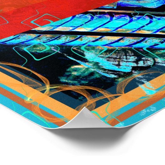 Elementarather innerhalb der Feuermedizin Tattva Poster (Ecke)