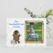 Elementarbär für Abschluss Ankündigung (Stehend Vorderseite)