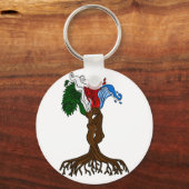 Elementarbaumliebhaber Schlüsselanhänger (Vorderseite)