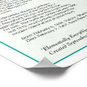 Elementare Alles 36x24 Poster (Ecke)