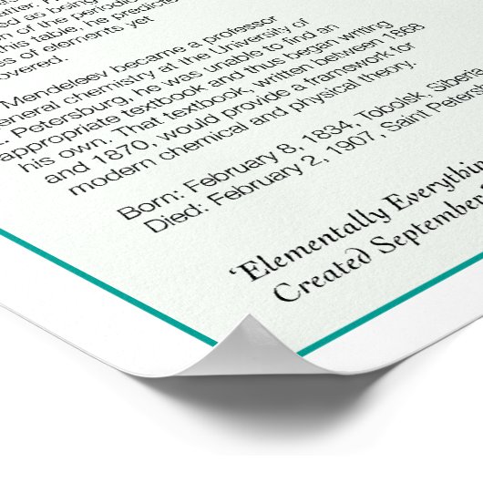 Elementare Alles 36x24 Poster (Ecke)