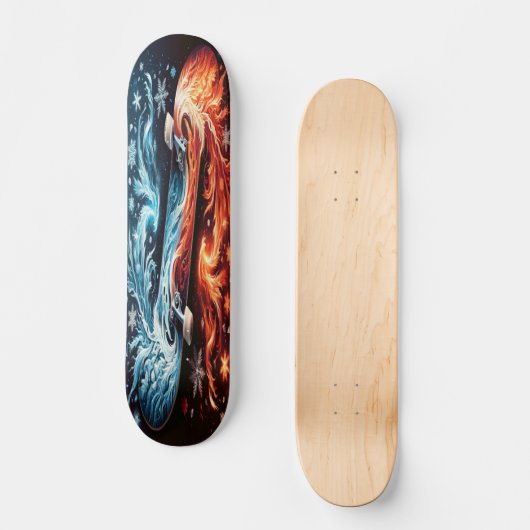 "Elementare Auseinandersetzung" Skateboard (Vorderseite)
