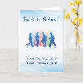 Elementare Bildung der Grußkartenvorlage Karte (Gelbe Blume)