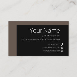 ELEMENTARE Collection Standard Business Card Visitenkarte