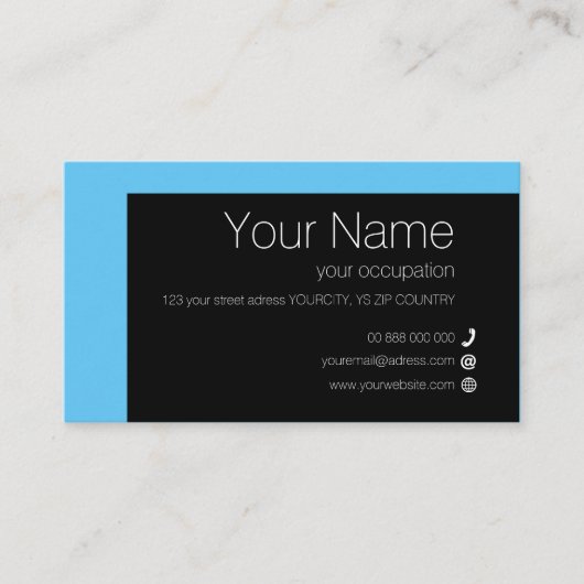 ELEMENTARE Collection Standard Business Card Visitenkarte (Vorderseite)