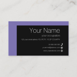 ELEMENTARE Collection Standard Business Card Visitenkarte