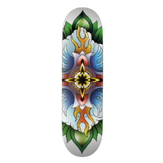 Elementare Mandala-Skateboard-Form Skateboard