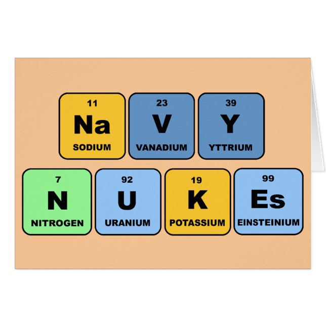 Elementare Marine-Kernwaffen (Vorderseite (Horizontal))