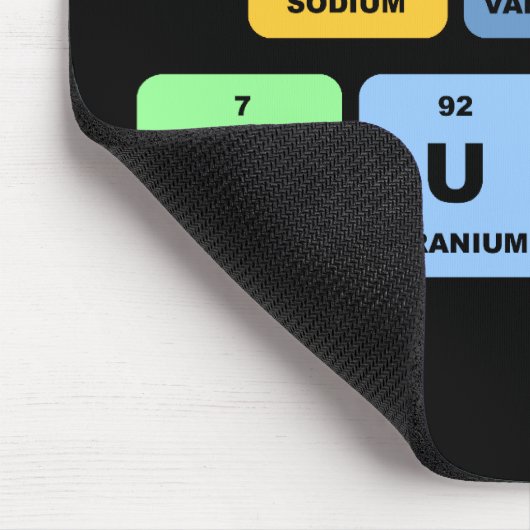 Elementare Marine-Kernwaffen Mousepad (Ecke)