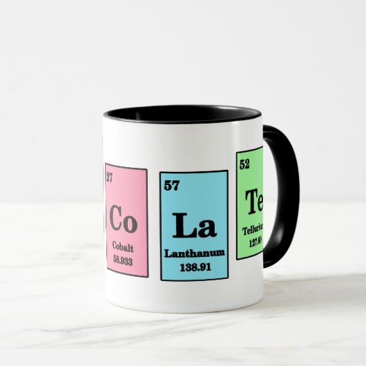 Elementare Schokoladen-Tasse Tasse (VorderseiteRechts)