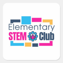 Elementare STEM Club Logo-Aufkleber
