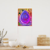 Elementare Symbol Ether Medizin Tattva Poster (Küche)