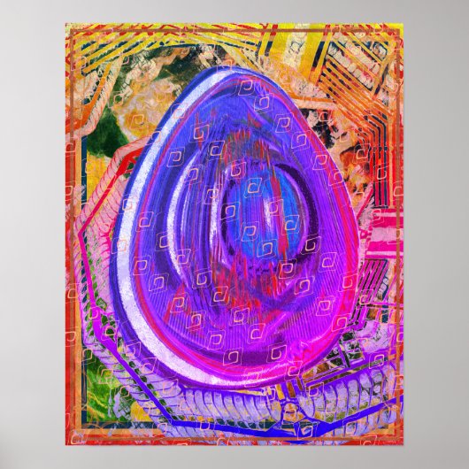 Elementare Symbol Ether Medizin Tattva Poster (Vorne)