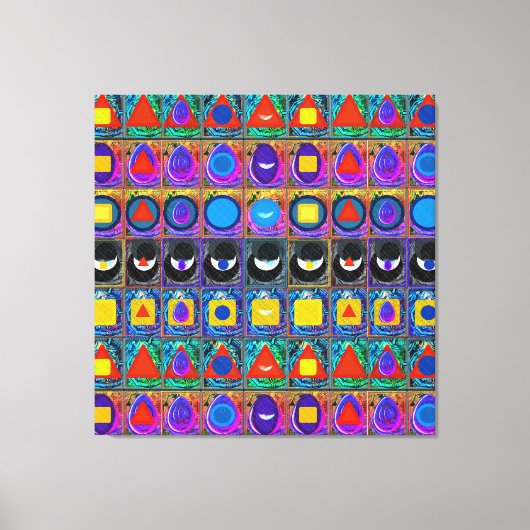 Elementare Symbole Mustermeditationshilfe Tattva Leinwanddruck (Vorderseite)