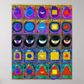 Elementare Symbole Mustermeditationshilfe Tattva Poster (Vorne)