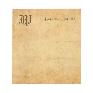 Elementare Vorlage für Text-Schriftart in der Note Notizblock