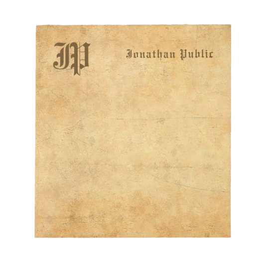 Elementare Vorlage für Text-Schriftart in der Note Notizblock (Vorderseite)