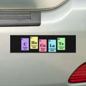 Elementarer Schokoladen-Autoaufkleber Autoaufkleber (Auf Auto)