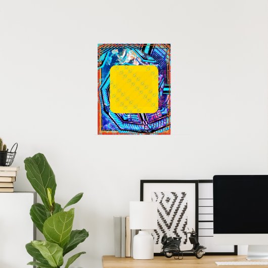 Elementarerde innerhalb der Erd-Medizin Tattva Poster (Heimbüro)