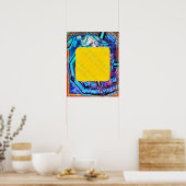 Elementarerde innerhalb der Erd-Medizin Tattva Poster (Küche)