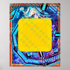 Elementarerde innerhalb der Erd-Medizin Tattva Poster