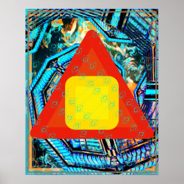 Elementarerde innerhalb der Feuermedizin Tattva Poster