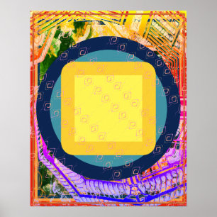 Elementarerde innerhalb der Luftmedizin Tattva Poster