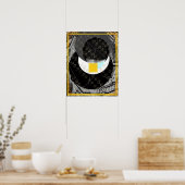 Elementarerde innerhalb der Wassermedizin Tattva Poster (Küche)