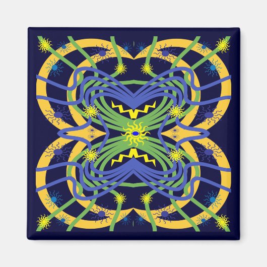 elementares Abstrakt Magnet (Vorne)