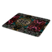 Elementares Abstraktes MARBLE-Muster Schneidebrett (Ecke)