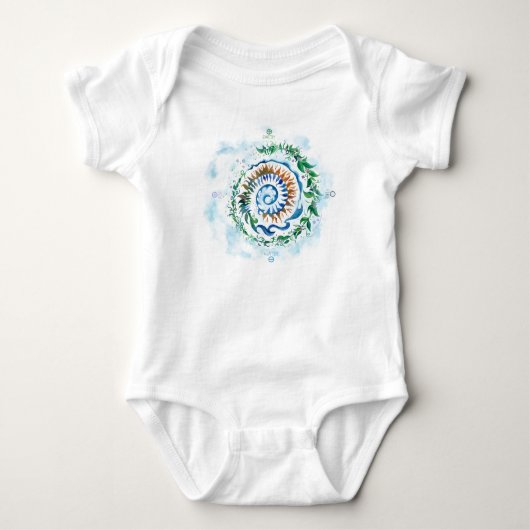 Elementares Baby Strampler (Vorderseite)