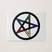 elementares Pentagramm Puzzle (Horizontal)