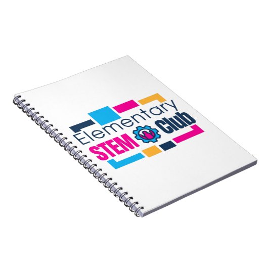 Elementares STEM Club Logo-Notebook Notizblock (Rechte Seite)