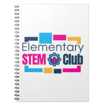 Elementares STEM Club Logo-Notebook