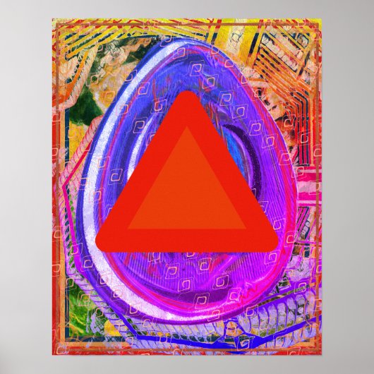 Elementarfeuer innerhalb der Ether Meditation Aid Poster (Vorne)