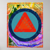 Elementarfeuer innerhalb der Luftmedikationshilfe  Poster (Vorne)