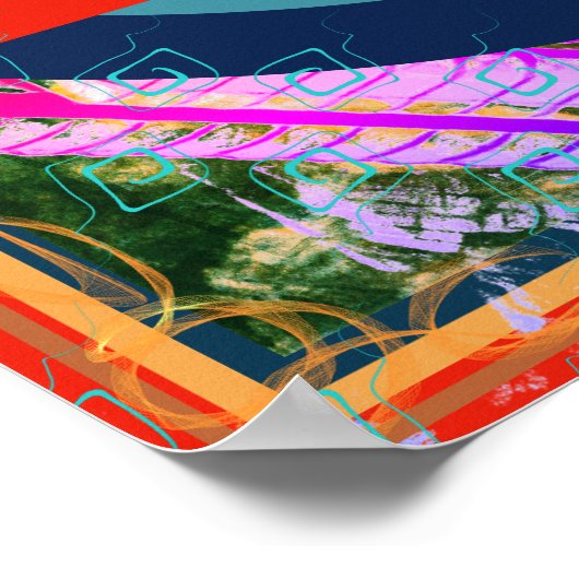 Elementarfeuer innerhalb der Luftmedikationshilfe  Poster (Ecke)