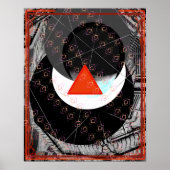 Elementarfeuer innerhalb der Wassermedizin Tattva Poster (Vorne)