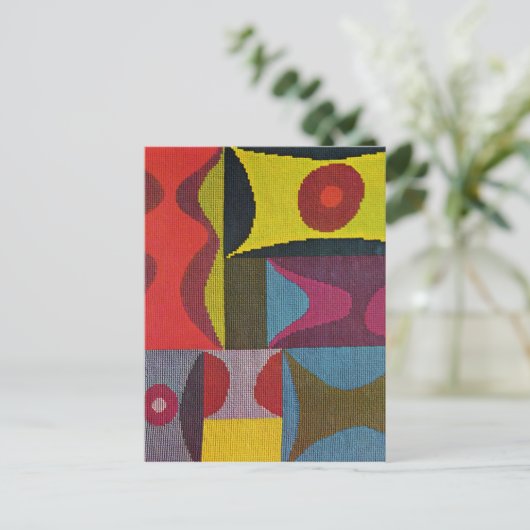 Elementarformulare von Sophie Taeuber-Arp Postkarte (Stehend Vorderseite)