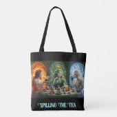 Elementargöttin - Teeausbreitung Tasche (Rückseite)