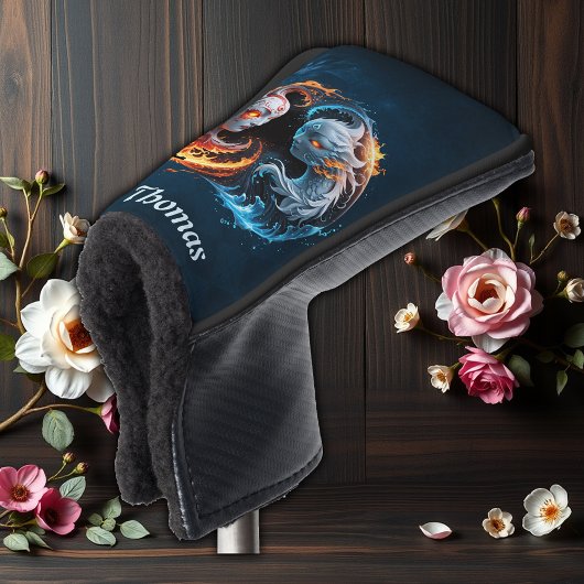 Elementarharmonie, Yin und Yang der Natur. Golf Headcover