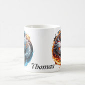 Elementarharmonie, Yin und Yang der Natur. Kaffeetasse (Mittel)