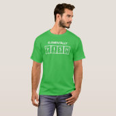 ElementarIrisch auf dem Kleeblatt Green Tee Shirt (Vorne ganz)