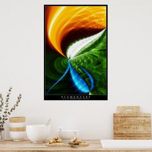 Elementarität Poster (Küche)