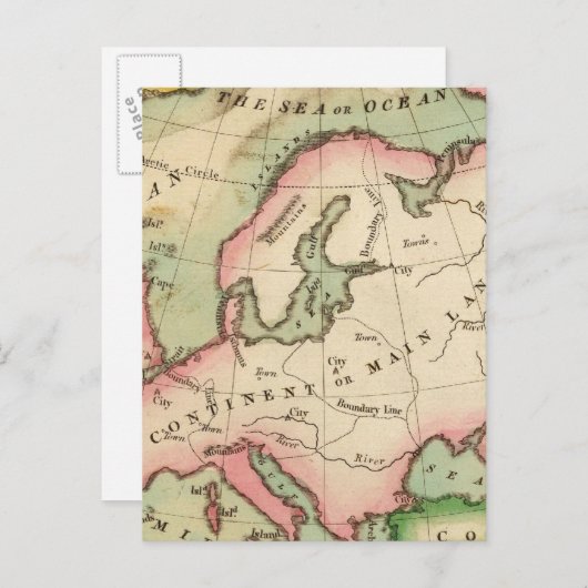 Elementarkarte Postkarte (Vorne/Hinten)