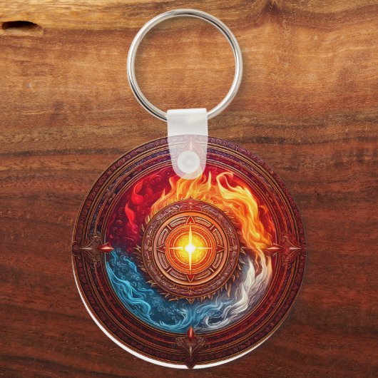 Elementarkreis des Powers Schlüsselanhänger (Rückseite)