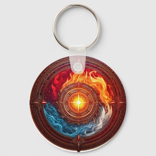 Elementarkreis des Powers Schlüsselanhänger (Rückseite)