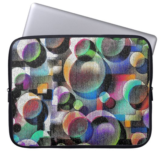 Elementarkreise Laptop-Segel Laptopschutzhülle (Vorderseite)